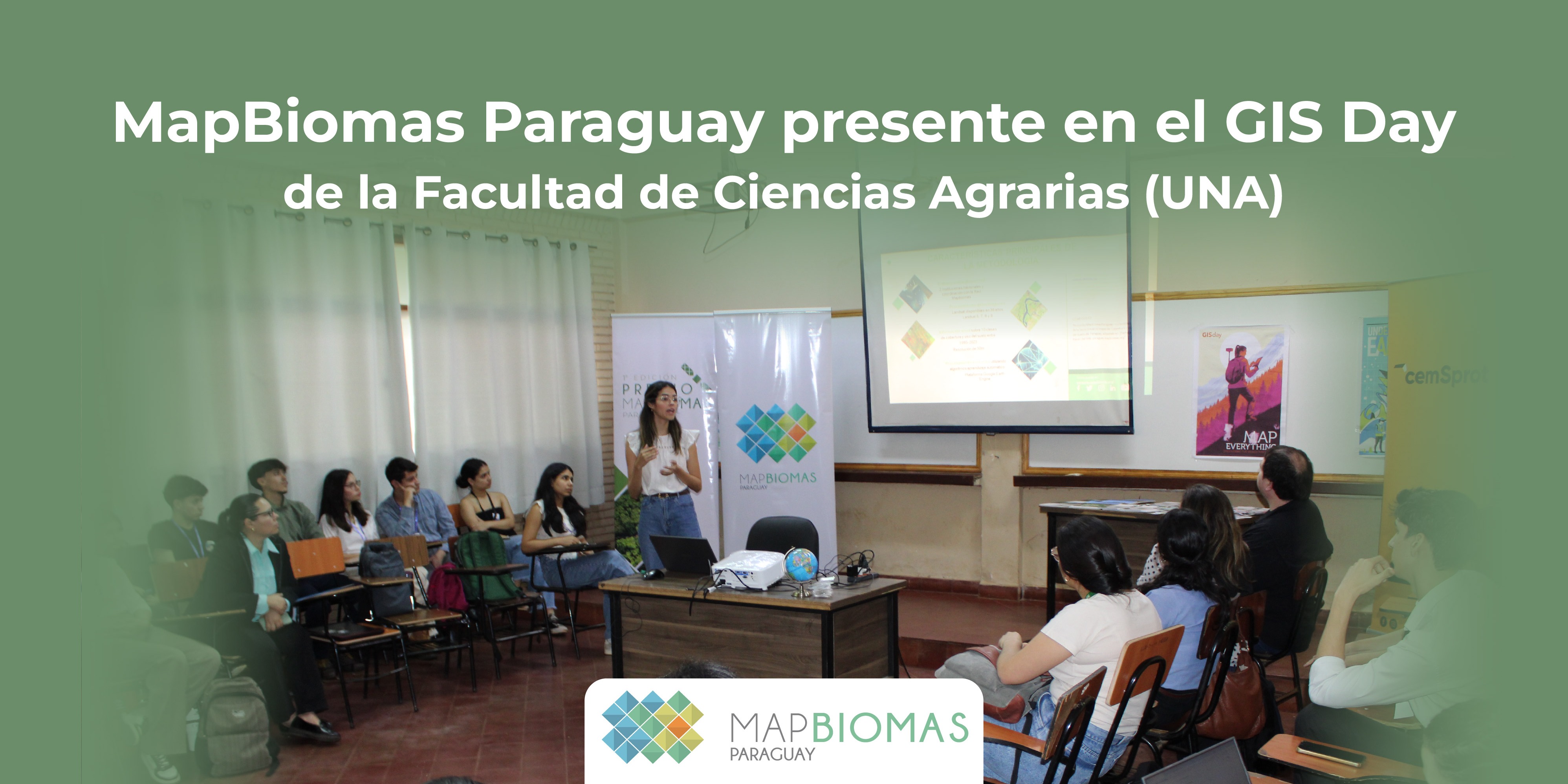 MapBiomas Paraguay presente en el GIS Day de la Facultad de Ciencias Agrarias (UNA)